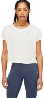 WOMEN'S NAGARE SHORT SLEEVE TOP | Birch | T-Shirts & Tops | ASICS