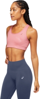 Asics Colour Block 2 Womens Sports Bra - Navy – Start Fitness