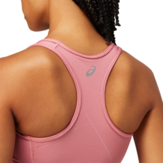 ASICS Women's NAGARE BRA, Smokey Rose Sports Bras ASICS