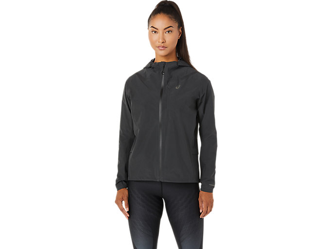 Image 1 of 9 of Women's Graphite Grey ACCELERATE WATERPROOF 2.0 JACKET Women's Running & Athletic Jackets & Vests