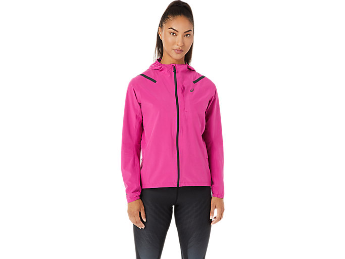Image 1 of 9 of ACCELERATE WATERPROOF 2.0 JACKET color Fuchsia Red