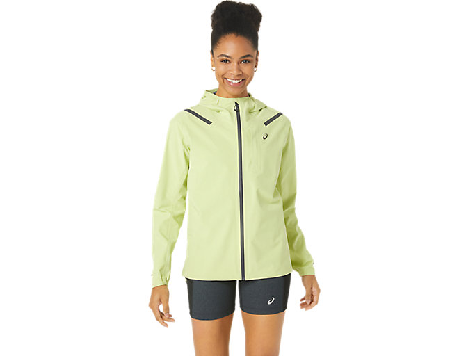 Image 1 of 10 of Donna Glow Yellow ACCELERATE WATERPROOF 2.0 JACKET Giacche e gilet da donna