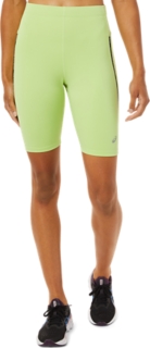 WOMEN'S RACE SPRINTER TIGHT, Lime Green, Tights & Leggings