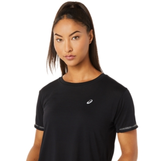 Asics running crop on sale top