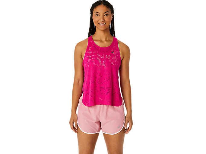 Image 1 of 7 of Women's Pink Rave VENTILATE ACTIBREEZE TANK Women's Sports Short Sleeve Shirts
