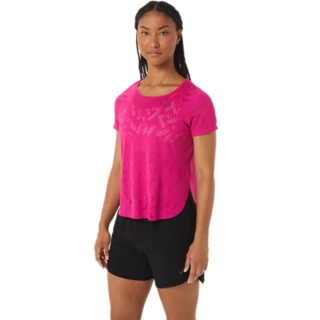 Women's Fitness Cardio Short-Sleeved Cropped T-Shirt - Black - Decathlon