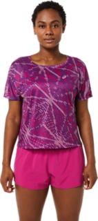 Women's SAKURA AOP SS TOP | Yo Zakura Aop | Short Sleeve Tops | ASICS ...