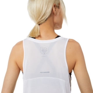  ASICS Women's Ready-Set II Singlet, Brilliant White