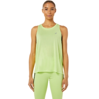 WOMEN'S RACE TANK | Lime Green | Sleeveless Shirts | ASICS