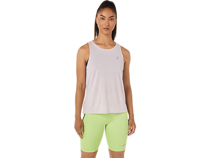 Image 1 of 7 of Women's Barely Rose RACE TANK Women's Sports Short Sleeve Shirts