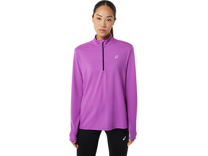 WOMEN'S READY-SET HALF ZIP | Orchid/French Blue | Long Sleeve Shirts ...