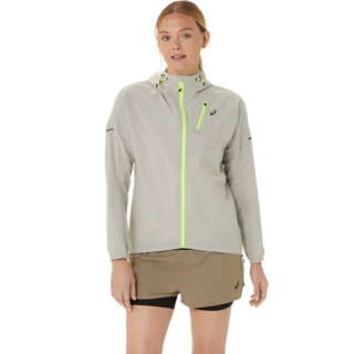 FUJITRAIL WATERPROOF JACKET Women Oatmeal Damen Jacken und Westen ASICS DE