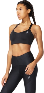 Women's METARUN BRA, Performance Black, Sports Bras​