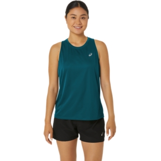 Women's SILVER TANK | Rich Teal | Singlets | ASICS Australia