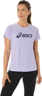 hospital efectivo camisa Women's CORE ASICS TOP | Vapor/Night Shade | T-Shirts | ASICS