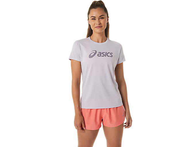 Image 1 of 5 of Dames Dusk Violet/Violet Quartz CORE ASICS TOP T-shirts voor dames