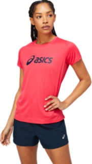 pescado Gestionar Soltero CORE ASICS TOP | WOMEN | PIXEL PINK/FRENCH BLUE | ASICS South Africa