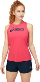 Ordenado quemado realimentación Women's CORE ASICS TANK | Pixel Pink/French Blue | Camisetas De Tirantes |  ASICS