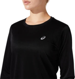 Women\'s CORE LS TOP | PL Sleeve Shirts | ASICS | Black Long Performance