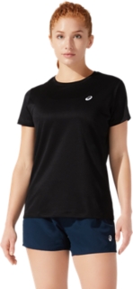 CORE SS TOP Women Performance Black Maglie a maniche corte da donna ASICS IT