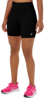 Womens - Core Six Inch Tight Shorts in Black