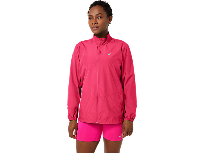 Image 1 of 6 of Women's Pixel Pink CORE JACKET Women's Running & Athletic Jackets & Vests