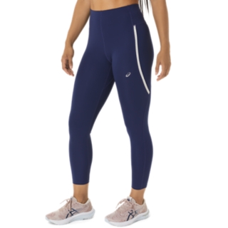 WOMEN'S RACE HIGH WAIST TIGHT, Indigo Blue, Tights & Leggings