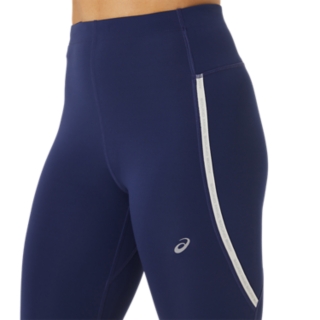 WOMEN'S RACE HIGH WAIST TIGHT, Indigo Blue, Tights & Leggings