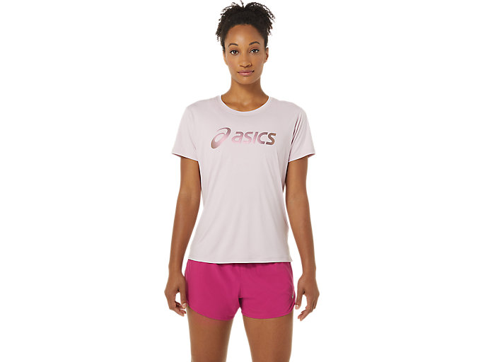 Image 1 of 5 of Femme Barely Rose SAKURA ASICS SS TOP T-Shirts à manche courtes pour femmes