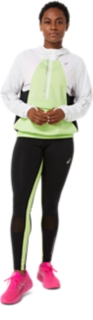 WOMEN'S LITE-SHOW TIGHT, Performance Black/Lime Green