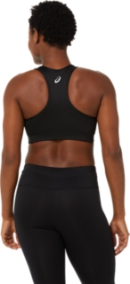 ASICS Women's THE NEW STRONG BRA, Performance Black/Ginger Peach Sports Bras  ASICS