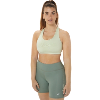 Women's ASICS PADDED BRA, Whisper Green/Whisper Green