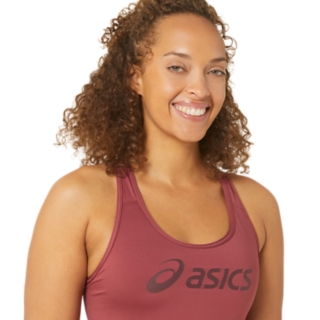 Women's ASICS PADDED BRA, Brisket Red/Port Royal, Sports Bras​