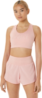 WOMEN'S ASICS PADDED BRA, Frosted Rose/Frosted Rose