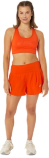 Asics Padded Bra, Nova Orange/Night Shade, XS – Prokicksports