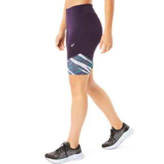 WOMEN'S WILD CAMO 7/8 TIGHT, Night Shade/Velvet Pine