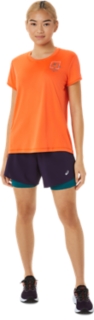 asics women's road 5.5 inch short