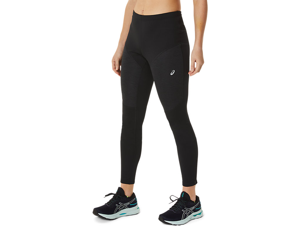 Sport run knee tight Asics en coloris Noir Femme Vêtements Chaussettes & Bas Collants 