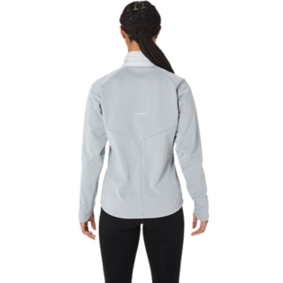 WINTER RUN JACKET,  Glacier Grey Heather/ Glacier Grey