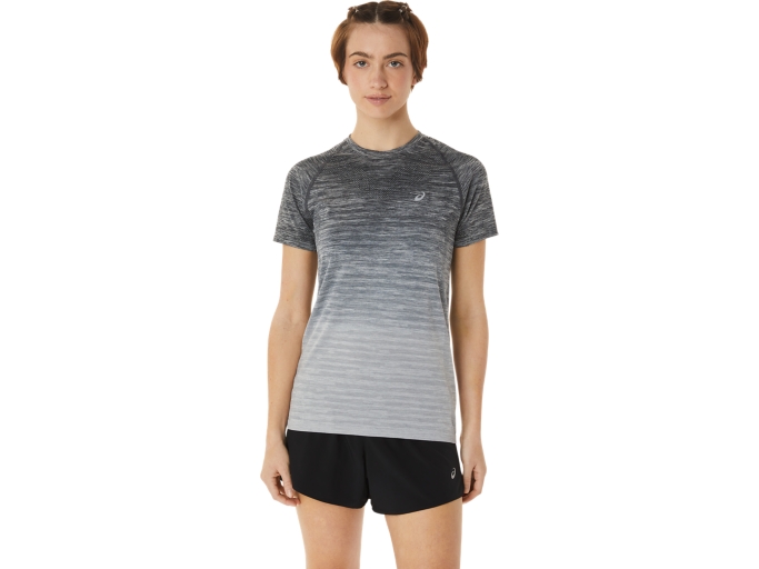 Women's SEAMLESS SS TOP | Carrier Grey/Glacier Grey | Short Sleeve Shirts |  ASICS UK