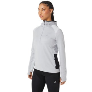 Descomponer Príncipe natural WOMEN'S WINTER RUN LONG SLEEVE HOODIE | Glacier Grey Heather/Performance  Black | Hoodies & Sweatshirts | ASICS