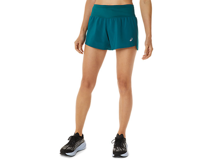 Image 1 of 8 of Women's Velvet Pine ROAD 3.5IN SHORT Women's Sports Shorts