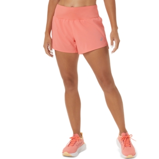 Women's ROAD 3.5IN SHORT, Papaya, Shorts