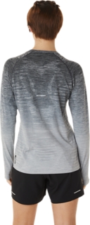 SEAMLESS LONG SLEEVED TOP,  Carrier Grey/Glacier Grey