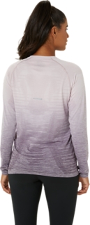 WOMEN'S SEAMLESS LONG SLEEVE TOP, Watershed Rose/Dusty Mauve