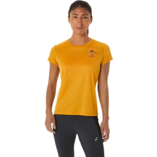 Magliette asics donna sales giallo