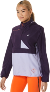 Women's ANORAK | Night Shade/Vapor | Chaquetas y chalecos | ASICS Outlet