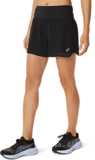 Women s VENTILATE 2 N 1 3.5IN SHORT Performance Black Short