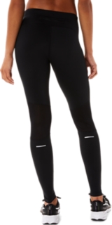 Women's STRIPE TIGHT, Performance Black/ Clear Blue