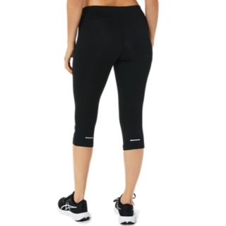 Women's STRIPE KNEE TIGHT, Performance Black/Vapor, Tights & Leggings